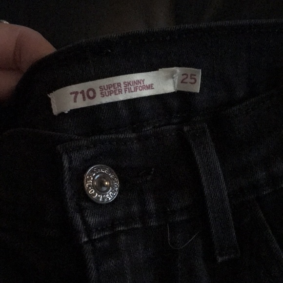 Levi’s 710 super skinny size 25 - Picture 3 of 4